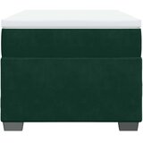 Box spring krevet s madracem tamnozeleni 100x200 cm baršunasti | shoptok.hr