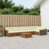  Set vanjskih sofa 7 kom. Prirodna i krem | shoptok.hr