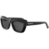 Dior Midnight B3I Grey Cat Eye Sunglasses ONE SIZE (54) Črna/Siva Cene