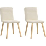 vidaXL Jedilni stol 2 kosa platno | Shoptok.si