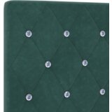  LED vzglavje z LED lučmi Diamantni Temno zelena 90 cm Žamet, (5000043858) | Shoptok.si