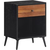  The Living Store Nočna omarica 40x30x50 cm trdna tikovina - Nočna Omarica, (21452757) | Shoptok.si