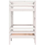 vidaXL krevet na kat bijeli 80 x 200 cm od masivne borovine | shoptok.hr