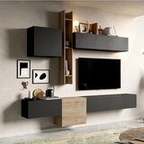 LC Mobili Sodobna siva stenska sestava za TV, viina 220 cm INFINITY 2.0 900012A-KLV | Shoptok.si