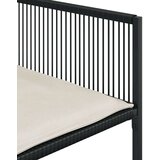  13-dijelni vrtni blagovaonski set s jastucima poliratan crni | shoptok.hr