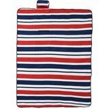 Deka za piknik sklopiva crvena plava pruga 200x150cm baršunasta | Eponuda.com