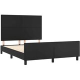  Okvir za krevet s uzglavljem crni 140x190 cm od umjetne kože | shoptok.hr