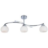  Luster na šipci CONNOR 3xE27/15W/230V sjajni hrom/bela | Eponuda.com