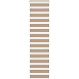 Zebra zavjesa Pješčano smeđa 55x200 cm Širina tkanine 50,9 cm Poliester | Shoptok.si