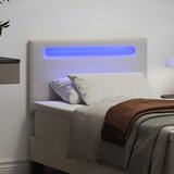  LED glava kreveta Bijelo 90 cm Lažna koža | shoptok.hr