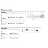 Faro 34298WT1S-LED Ventilator RUDDER L 18W/230V CCT sa prigušivačem, prečnik 132 cm, braon/crna WT + DO | Eponuda.com