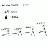 Krause-werk Corda Trodelne Aluminijumske Merdevine 3x8 - 4/5m | ePonuda.com