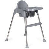 ECO TOYS hranilica za bebe 2U1 sa postoljem i pojasevima gray ecotoys Cene