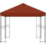 Gazebo 3 x 3 m Terakota Poliester i čelik 190 gsm | Eponuda.com
