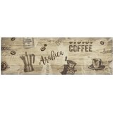  Kuhinjski tepih perivi s natpisom 60 x 180 cm baršunasti smeđi | shoptok.hr