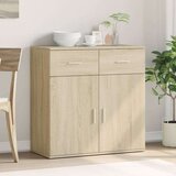 vidaXL Komoda sonoma hrast 79x38x80 cm inženirski les | Shoptok.si