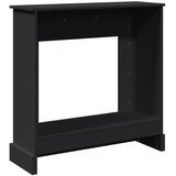 Okvir za kamin crni 90 x 30 x 90 cm od konstruiranog drva | shoptok.hr
