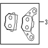  prednje kočione pakne za disk 6027-30-01008 za skuter motovene new flash hf | Eponuda.com