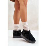 Boto Women's Suede Snow Boots On Platform Black Nereviana | Shoptok.si