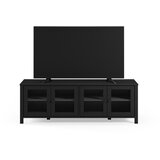 Marckeric Črna TV omarica iz masivnega bora 150x50x40 cm Alessandra – | Shoptok.si