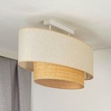  Duolla - Plafonski luster DOUBLE OVAL NATURE 2xE27/15W/230V krem/bež | Eponuda.com