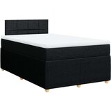  Krevet box spring s madracem crni 120 x 190 cm od tkanine | shoptok.hr