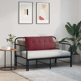  Jastuk za leđa Vinska crvena 100 x 19 x 50 cm tkanina | shoptok.hr