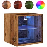 vidaXL Stenska TV omarica z LED lučkami star les 30x28,5x30 cm | Shoptok.si
