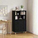  Highboard Crni hrast 60 x 36 x 110 cm Konstruirano drvo | shoptok.hr