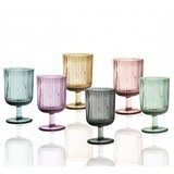 Brandani Set kelih Plisse 250 ml / 6 kos / več barv / steklo, (20828745) | Shoptok.si