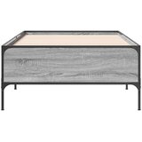  Okvir za krevet boja hrasta 100x200cm konstruirano drvo i metal | shoptok.hr