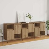  Kreveta 3 pcs Umjetnički hrast 60 x 35 x 70 cm | shoptok.hr