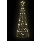 vidaXL LED božično drevesce med 390 LED Toplo bela 250 cm elezo | Shoptok.si