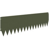  Ograda oko Travnjaka 20 pcs 103 x 30 cm Čelik Maslinastozelena | Eponuda.com