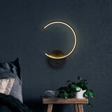 Opviq lights Crna LED zidna lampa ø 10 cm Moon – | shoptok.hr