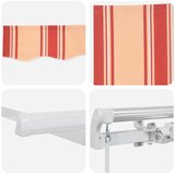  Skrovita tenda Žuta i narančasta 300 x 250 cm | shoptok.hr
