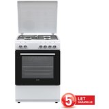 Vox kombinirano kuhalo GHB 6310 W [A, 3x plin, 1x elekt., 72l peč., bel] | shoptok.hr