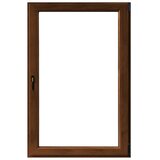  Okno (800 x 1200 mm, PVC, desna, trojna zasteklitev, videz lesa) | Shoptok.si
