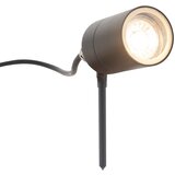 QAZQA Gardenspike antracit nastavljiv IP44 - Solo | Shoptok.si