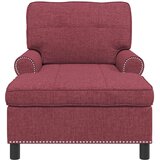  Ležaljka s jastukom Vinska crvena 91 x 157 x 91 cm tkanina | Eponuda.com