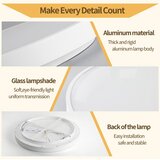  Brilagi - prigušiva LED svetiljka GLASS POOL DOUBLE LED/48W/230V 40 cm bela + daljinski upravljač | Eponuda.com