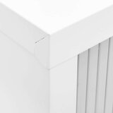 vidaXL ormarić s kliznim vratima sivi 90 x 40 x 90 cm čelični | shoptok.hr