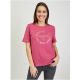 Tommy Hilfiger Dark Pink Women's T-Shirt - Women