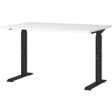 Germania Pisalna miza z nastavljivo višino z belo mizno ploščo 80x120 cm Downey – Cene