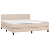  box spring s madracem cappuccino 180x200 cm umjetna koža | shoptok.hr
