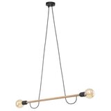  Luster na sajli HELIX 2xE27/15W/230V crna/bež | Eponuda.com