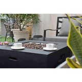 Gardenson Miza Z Ognjiščem Aurora, Črna | Shoptok.si