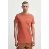 Mammut Kratka majica Massone moška, oranžna barva