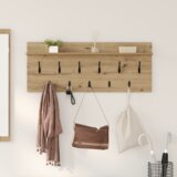vidaXL Vješalica za kapute na zidu hrast artisan 100 x 40 x 12 cm | shoptok.hr