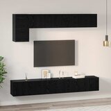  Set TV komoda Zidne 5 pcs Crni hrast Konstruirano drvo | Eponuda.com